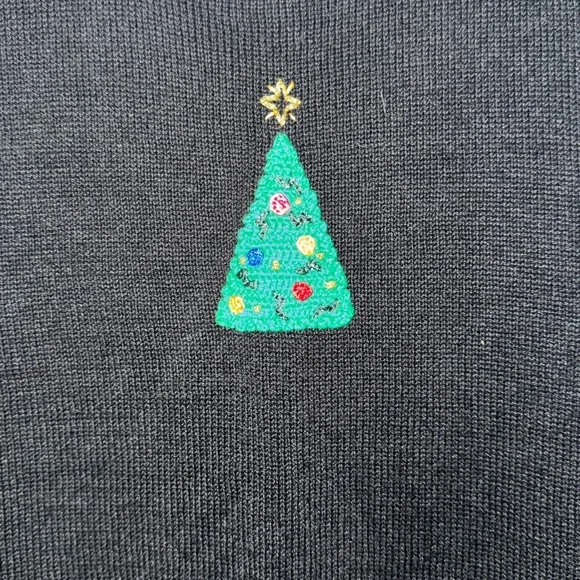 Christmas Sweater with Knit Tree by Storybook Knits - Picture 3 of 5